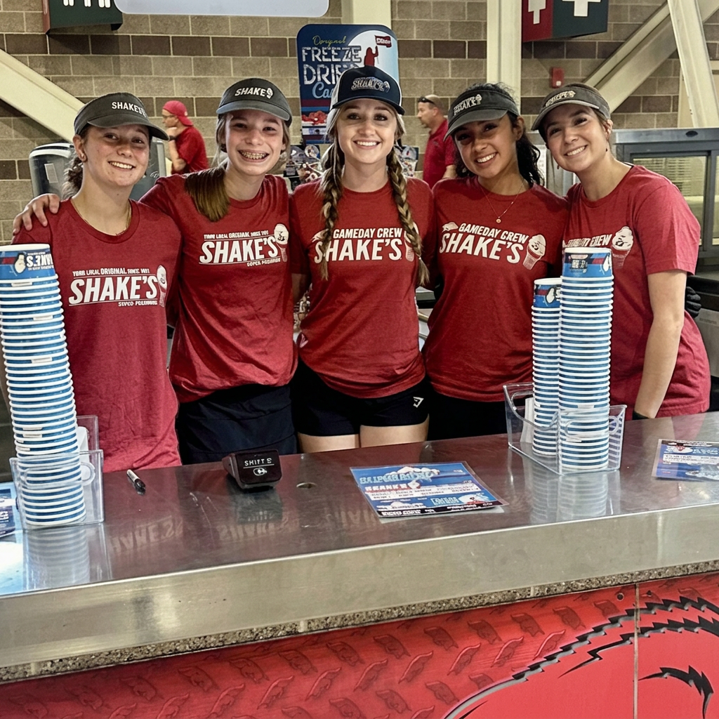 Shake's Gameday Crew at work